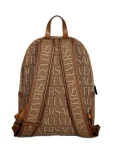 VERSACE ALLOVER LOGO PRINTED BACKPACK