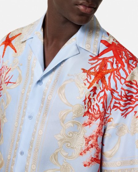 BAROCCO SEA SILK VERSACE SHIRT