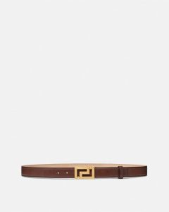 GRECA LEATHER 3 CM VERSACE BELT