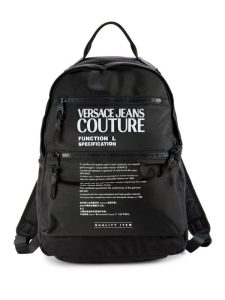 VERSACE JEANS COUTURE LOGO GRAPHIC BACKPACK