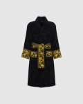 VERSACE BAROCCO BLACK VERSACE ROBE