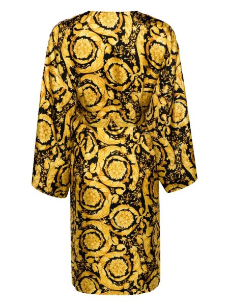 BAROCCO PRINT SILK VERSACE ROBE