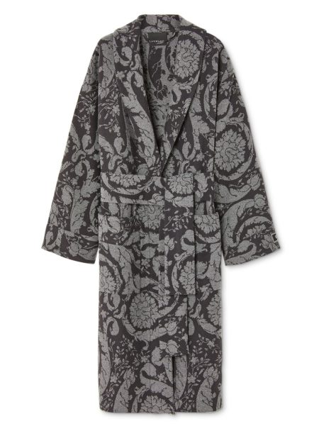 BAROCCO PRINT CASHMERE VERSACE ROBE