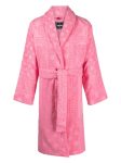 LOGO TOWELING BELTED VERSACE ROBE