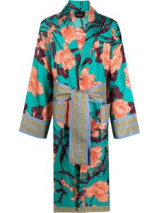 GRAPHIC PRINT SILK VERSACE ROBE❤️❤️