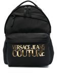 LOGO PRINT ZIP UP VERSACE BACKPACK