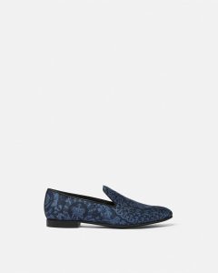 BAROCCO VERSACE SATIN SLIPPERS 