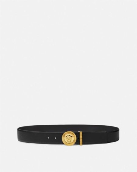 MEDUSA BIGGIE ENAMEL LEATHER BELT 3 CM