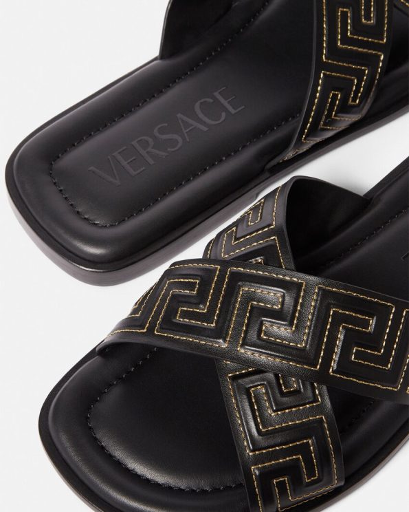 VERSACE GRECA SANDALS