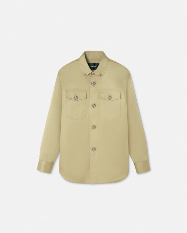 GABARDINE VERSACE OVERSHIRT