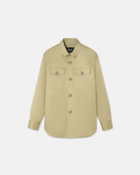 VERSACE GABARDINE OVERSHIRT