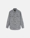 BAROCCO JACQUARD GABARDINE OVERSHIRT