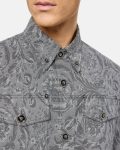 BAROCCO JACQUARD GABARDINE OVERSHIRT