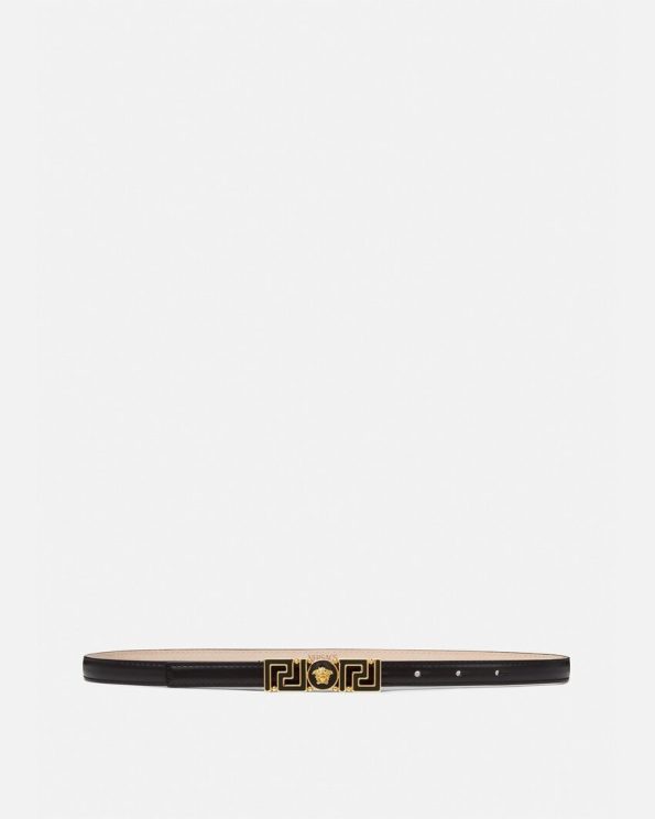 GRECA GODDESS LEATHER BELT 1.5 CM