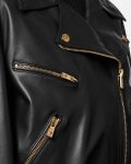 LEATHER BIKER JACKET (WOMEN)