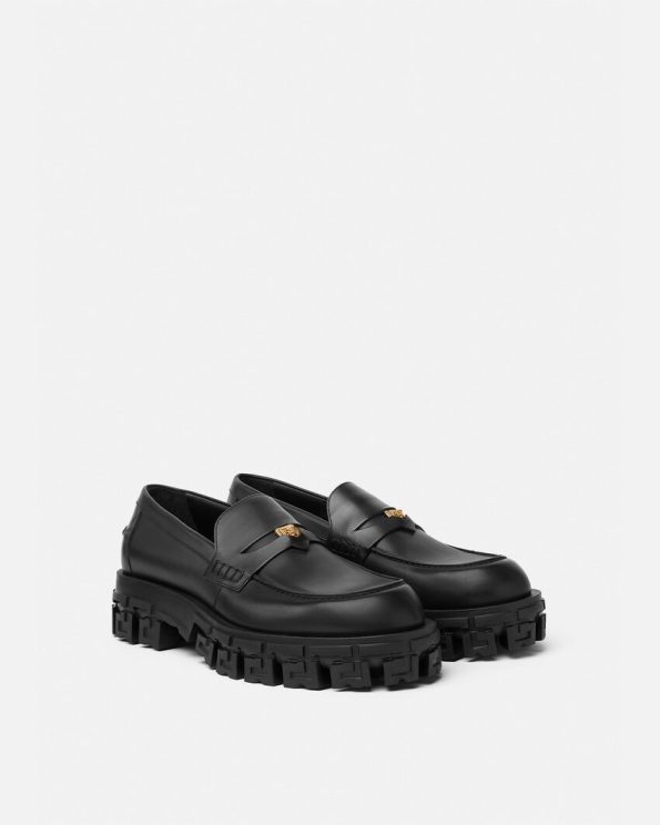 GRECA PORTICO VERSACE LOAFERS