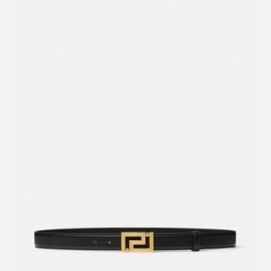 VERSACE GRECA LEATHER BELT 3 CM