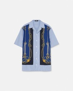 VERSACE NAUTICAL STRIPED SHIRT