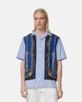 VERSACE NAUTICAL STRIPED SHIRT