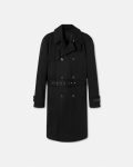 GABARDINE LONG TRENCH VERSACE COAT