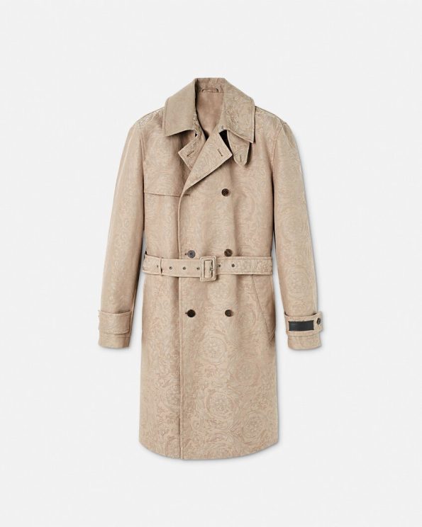 BAROCCO JACQUARD TRENCH COAT