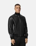 LEATHER BOMBER VERSACE JACKET