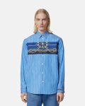 VERSACE NAUTICAL STRIPED SHIRT