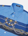 VERSACE NAUTICAL STRIPED SHIRT