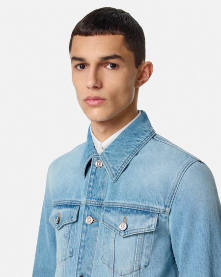 BLOUSON DENIM VERSACE JACKET