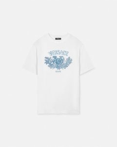 UNIVERSITY CORAL VERSACE T-SHIRT