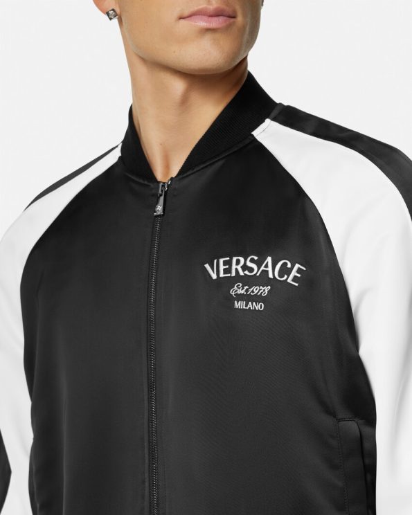 VERSACE ROSES BOMBER JACKET