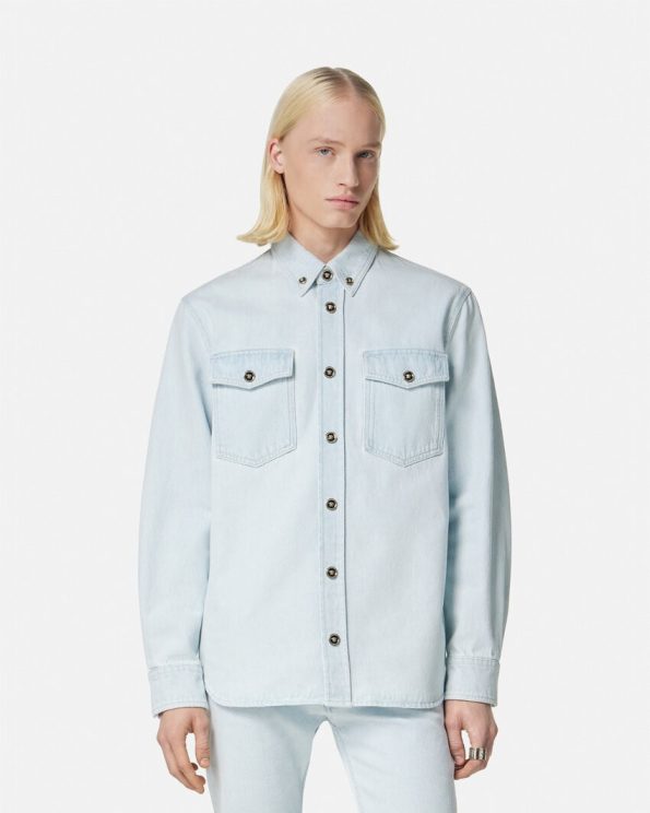 DENIM VERSACE OVERSHIRT