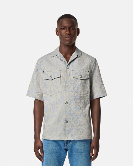 BAROCCO JACQUARD VERSACE SHIRT