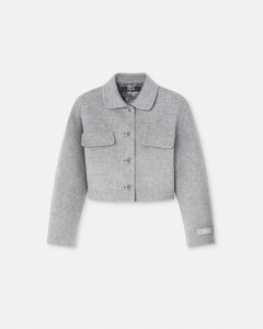 BAROCCO CASHMERE-BLEND CROP JACKET(WOMEN)