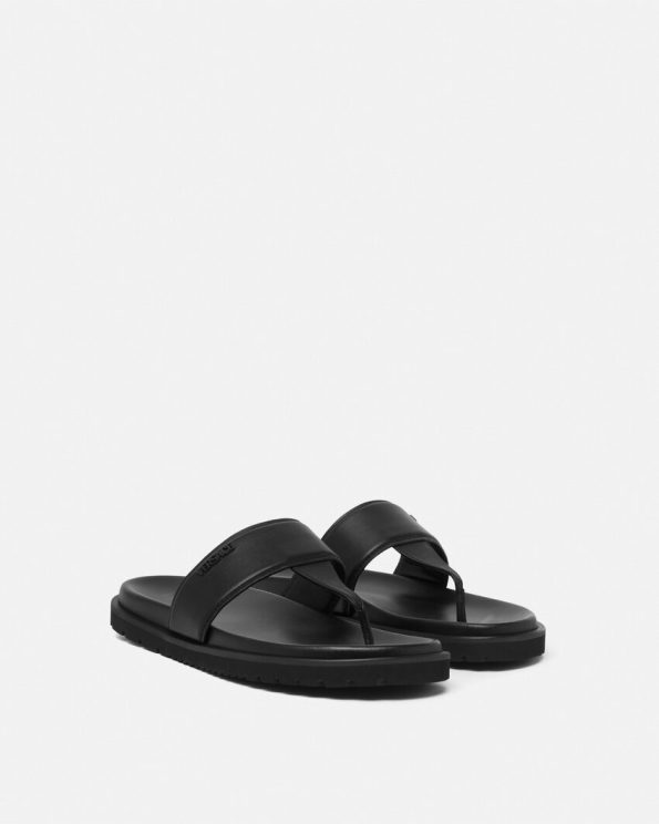 VERSACE LOGO SANDALS