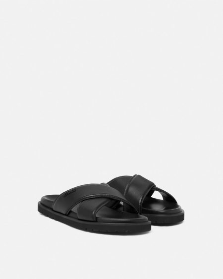 VERSACE LOGO SANDALS