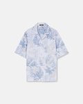 BAROCCO SEA STRIPED BLUE VERSACE SHIRT