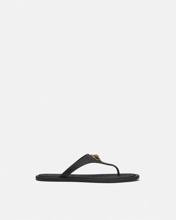 ALIA FLAT RUBBER SANDALS