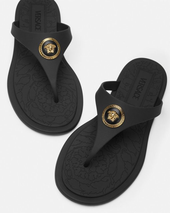 ALIA FLAT RUBBER SANDALS