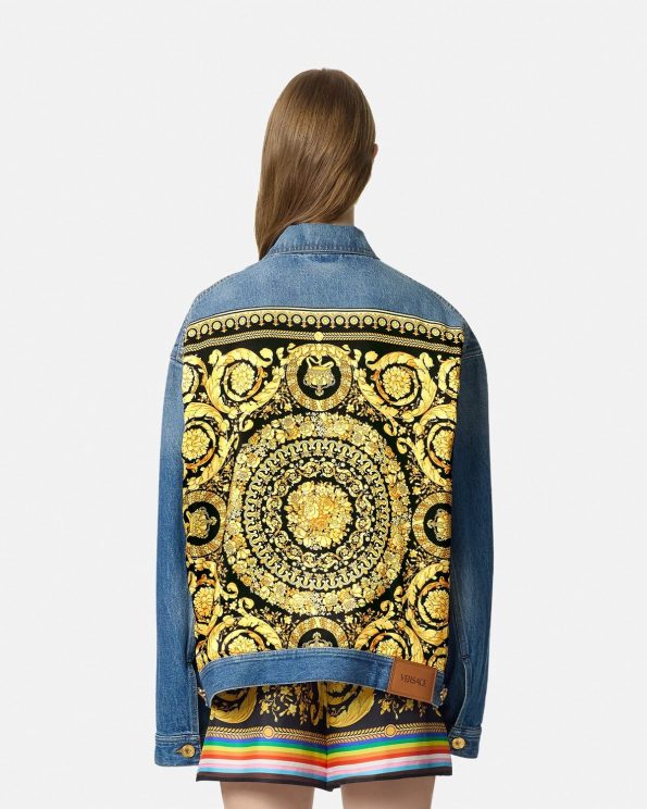 PRIDE BAROCCO OVERSIZED DENIM JACKET(WOMEN)