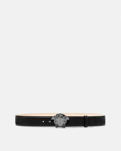 LA MEDUSA LEATHER VERSACE BELT 4 CM