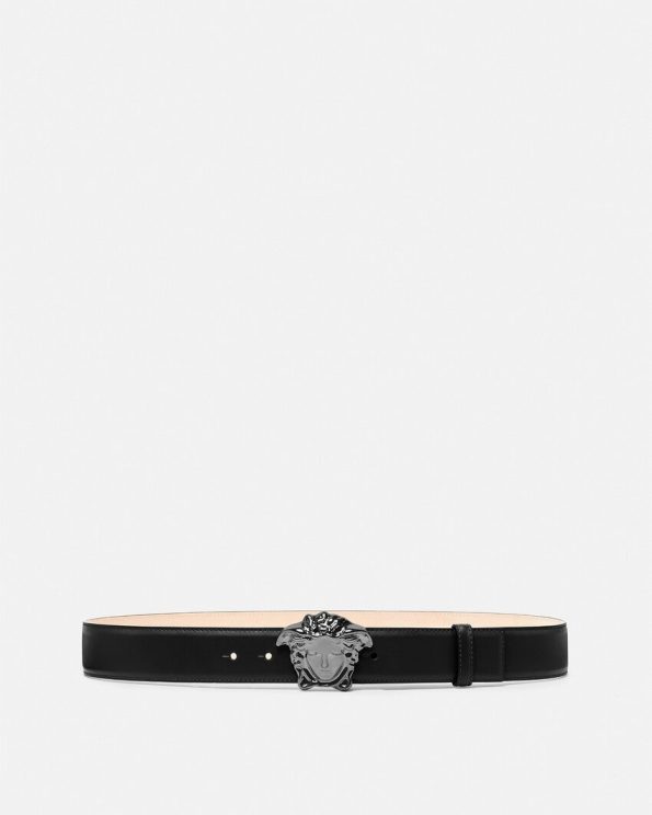 LA MEDUSA LEATHER VERSACE BELT 4 CM