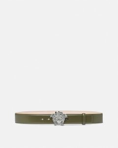 LA MEDUSA VERSACE LEATHER BELT 4 CM