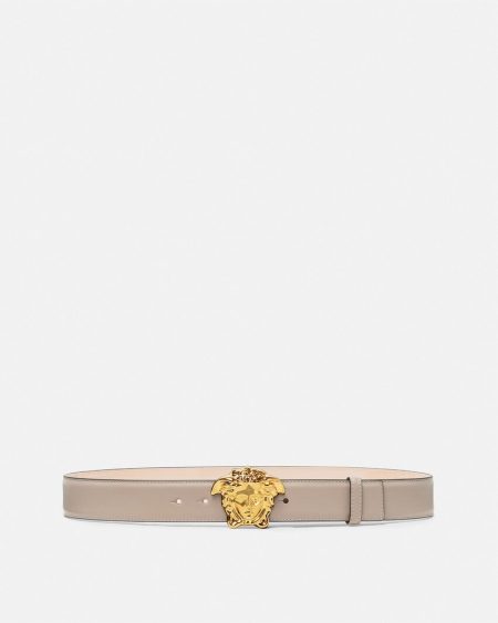 LA MEDUSA VERSACE LEATHER BELT 4 CM