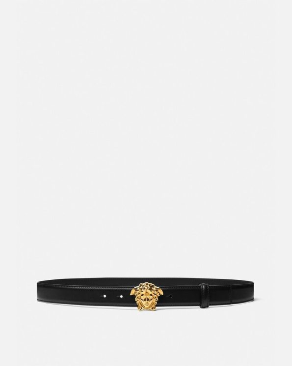 LA MEDUSA LEATHER VERSACE BELT 3 CM