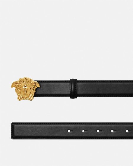 LA MEDUSA LEATHER VERSACE BELT 3 CM