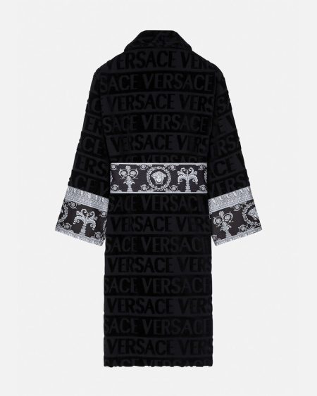 Blue versace robe hotsell