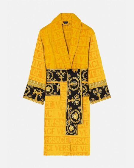 BAROQUE YELLOW VERSACE ROBE