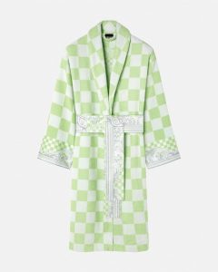 MEDUSA GREEN CONTRASTO VERSACE ROBE