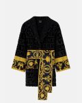 BAROQUE KIDS BLACK VERSACE ROBE